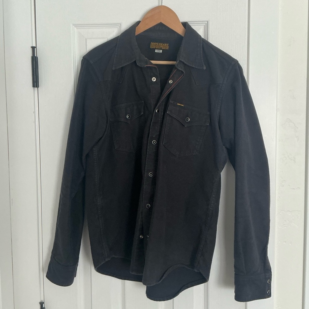 Men's Black Casual Button Down Shirt